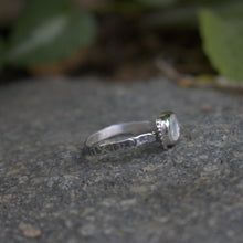 Load image into Gallery viewer, Handmade 925 Silver Vintage Small Faceted Rainbow Moonstone Ring