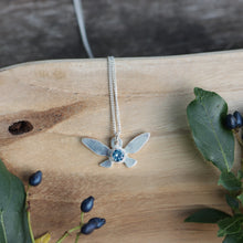 Load image into Gallery viewer, Hand-crafted 925 Sterling Silver Zelda Navi Fairy Pendant Necklace