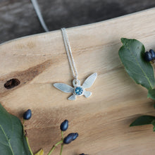 Load image into Gallery viewer, Hand-crafted 925 Sterling Silver Zelda Navi Fairy Pendant Necklace